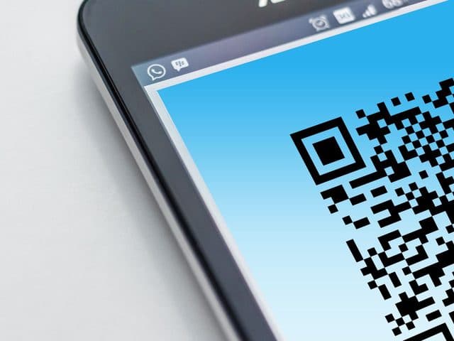 Mã QR trên điện thoại